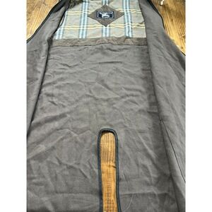 Burberrys of London Vintage Zip In Coat Liner Vest Brown Nova Check Plaid